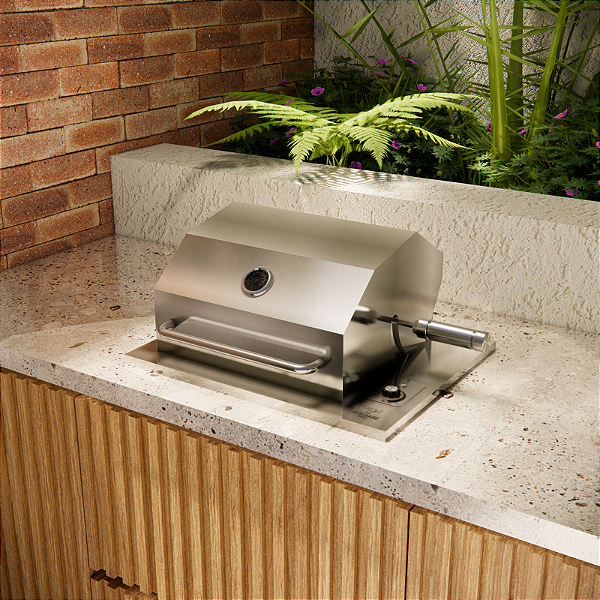 Churrasqueira Cooktop 304 - Com Tampa Abafadora