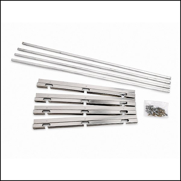 Kit 2 pares de Suportes com Varões - 100 cm