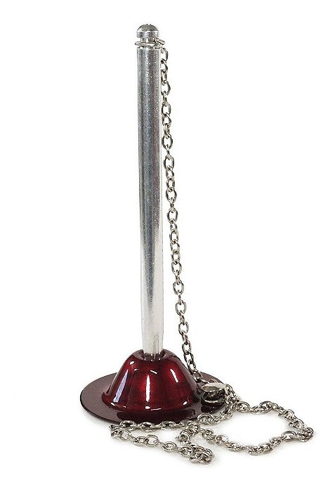 Caneta Fixa Com Corrente Para Mesa/balcão Tipo Chapéu