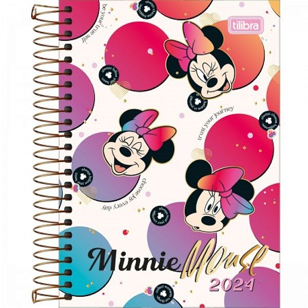 Agenda Espiral Diária Minnie 176Fls Tilibra