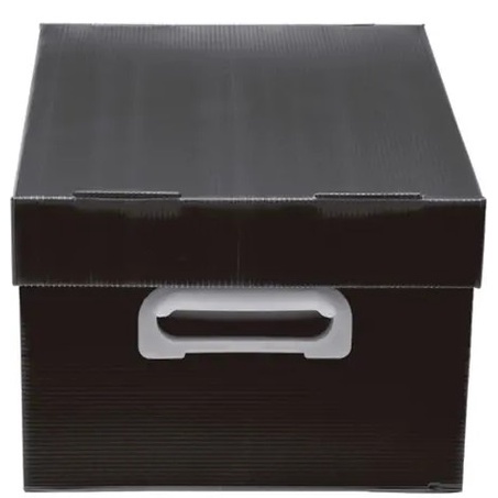 Caixa Org Gr 437x310x240 Preta Fosca Polibras