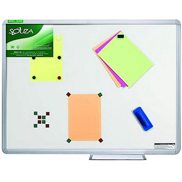 Quadro Branco Magnetico 70x50 Mold Aluminio 5302 Souza