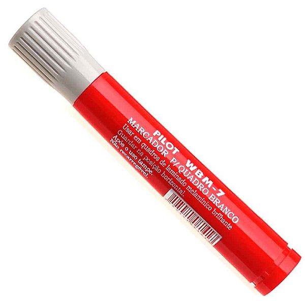 Pincel Marcador Recarregável Quadro Branco 2,0mm Vermelho