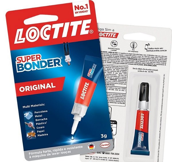 Cola Super Bonder Original Loctite 3g Henkel