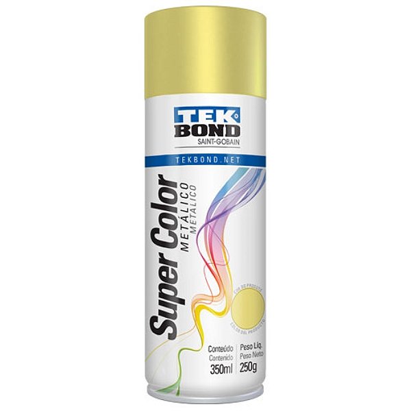 TINTA SPRAY DOURADO 350ML/250G TEKBOND
