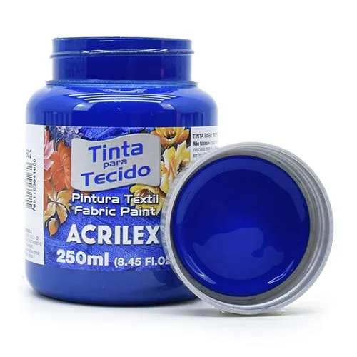 Tinta P/ Tecido 250ml Acrilex Azul Turqueza 501 4125