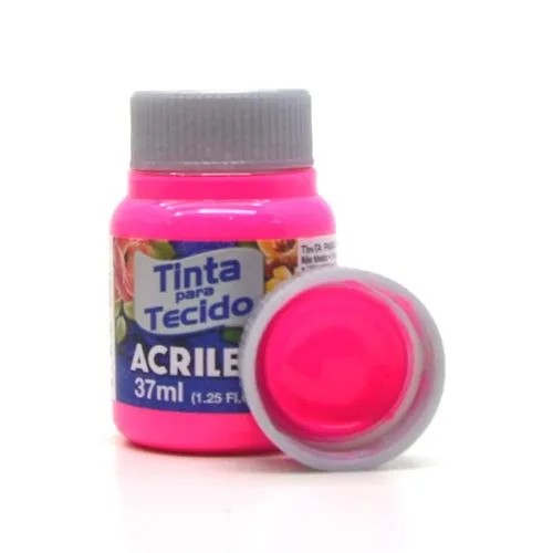 Tinta P/ Tecido 37ml Acrilex Fluor Maravilha 107