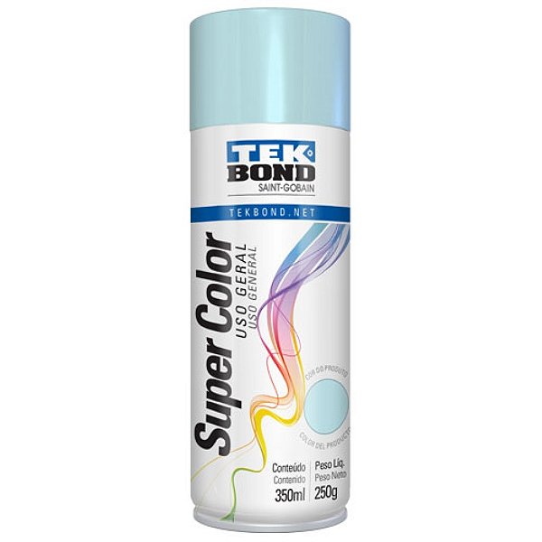 TINTA SPRAY CORES AZUL CLARO 350ML/250G TEKBOND