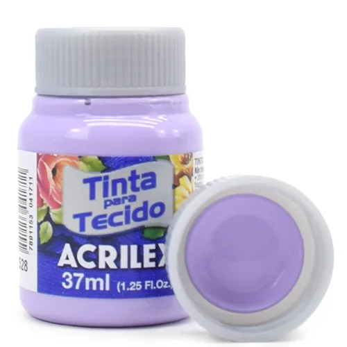 Tinta P/ Tecido 37ml Acrilex Lilas 528