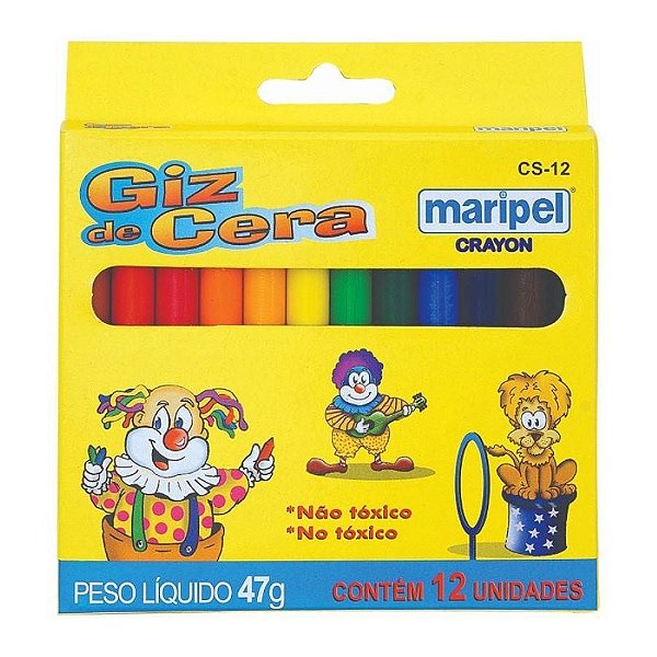 Giz De Cera C/12 Maripel