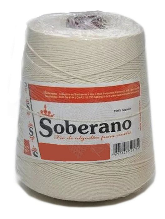 Barbante Soberano Cru  Crochê 4 Mm E Tricô 4,0mm