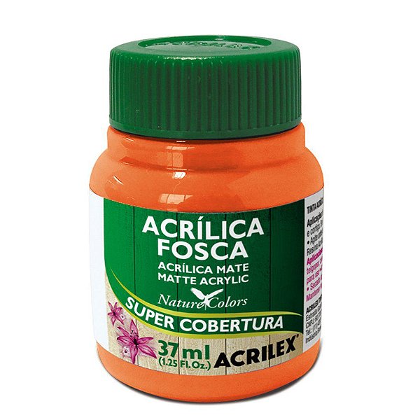 Tinta Acrilica Fosca 37ml Laranja 517 Acrilex