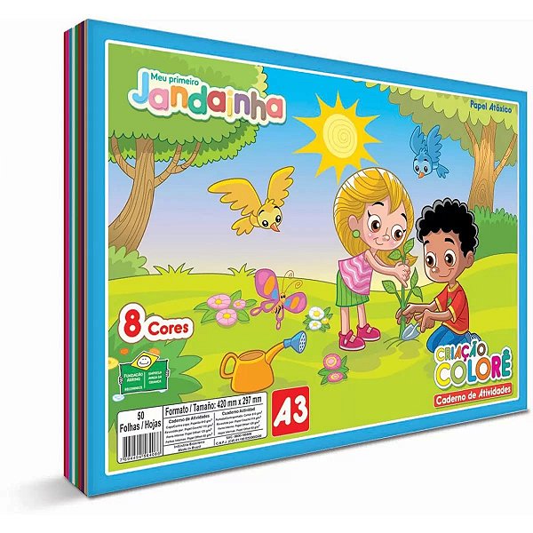 Meu Primeiro Jandainha Papel Criação Colorê  A3 C/32 Jandaia