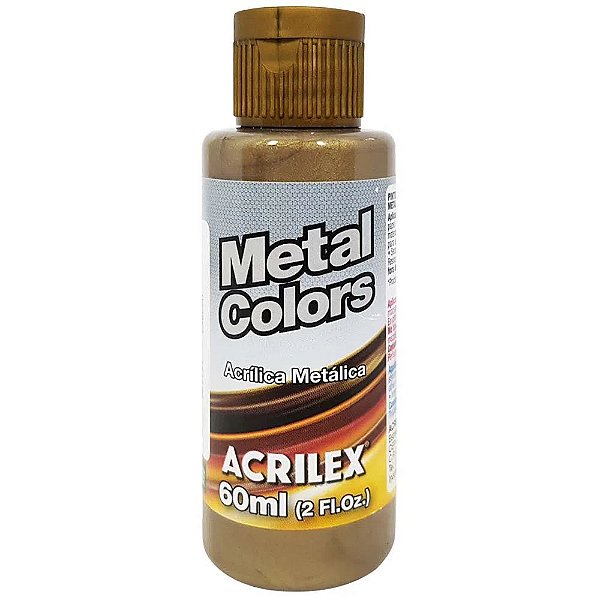 Tinta Acrilica Metal Colors 60ml Bronze 556 Acrilex