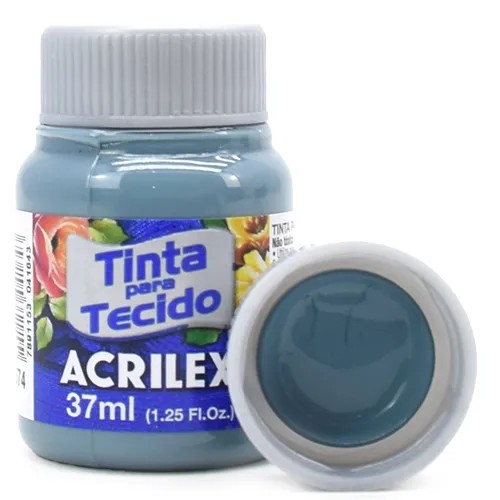 Tinta P/ Tecido 37ml Acrilex Cinza Lunar 574 4140
