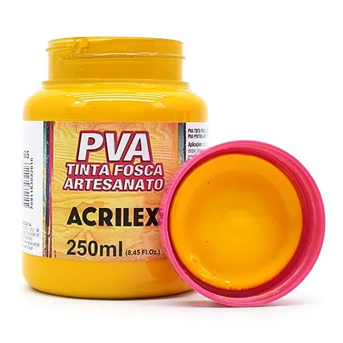 Tinta Pva 250ml Amarelo Ouro 505 Acrilex 3225