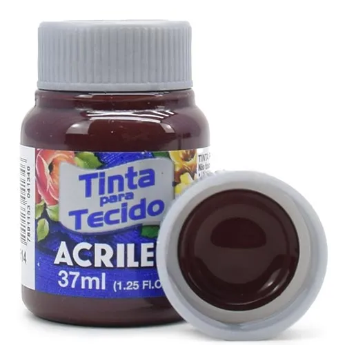 Tinta P/ Tecido 37ml Acrilex Terra Queimada 514