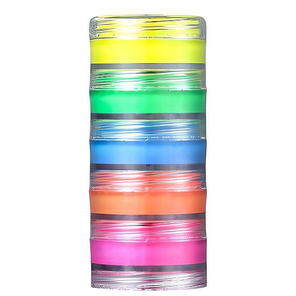 Tinta Cremosa Fluorescente Kit 5 Cores Color Make