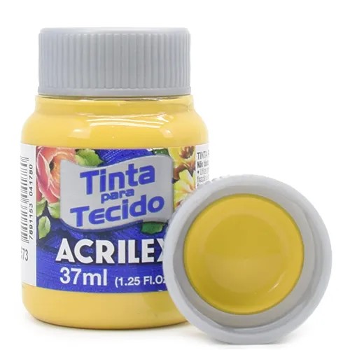 Tinta P/ Tecido 37ml Acrilex Ocre Ouro 573