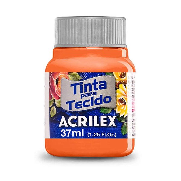 Tinta P/ Tecido 37ml Acrilex Laranja 517