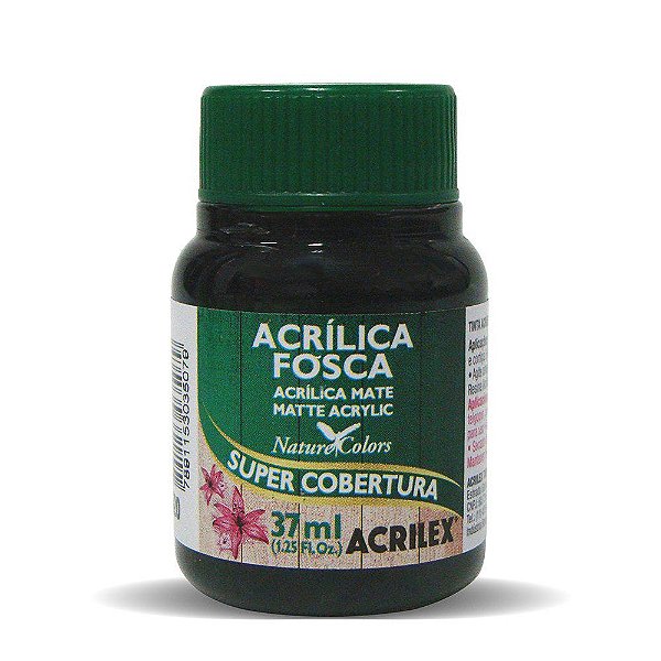 Tinta Acrilica Fosca 37ml Preto 520 Acrilex