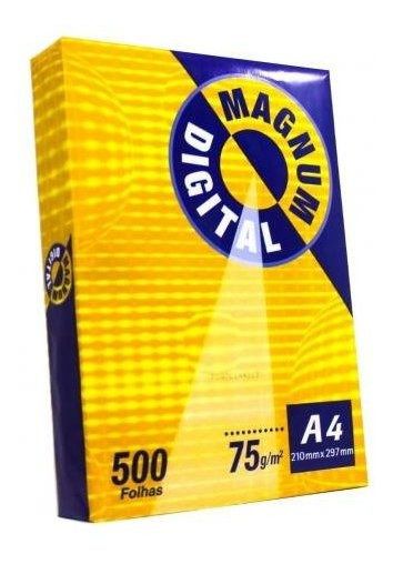 Papel A4 75 Grs Branco C/500 Fls - Magnum Brasil