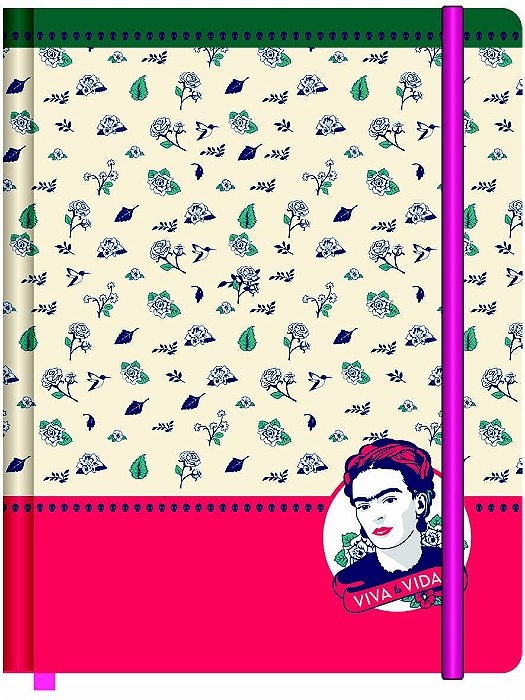 Cardeneta Capa Dura Tamanho P Frida Kahlo Jandaia