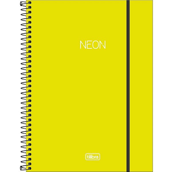 Cad Cp 10x1 Neon Verde-limão 160fls Tilibra 315591