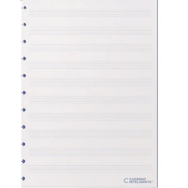 Refil Caderno Inteligente Grande Musica C/50f Cirg4027