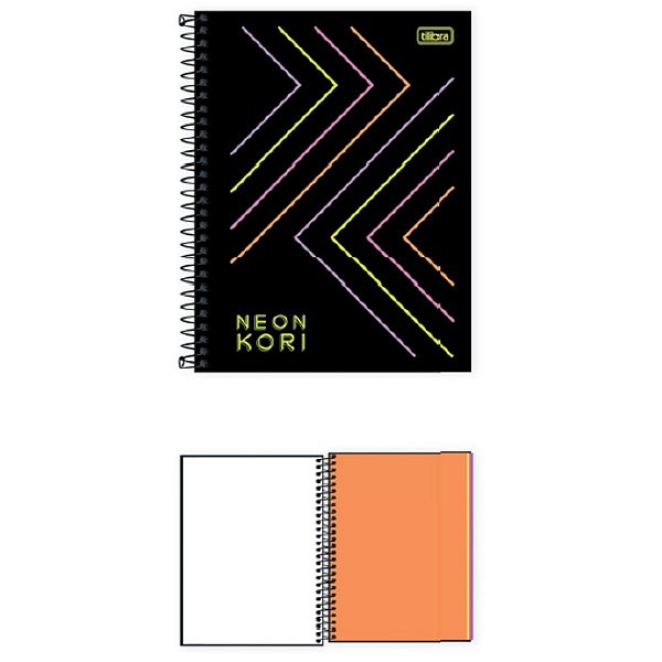 Cad Cd 1x1 Colegial Neon Kori 80f Tilibra 310255