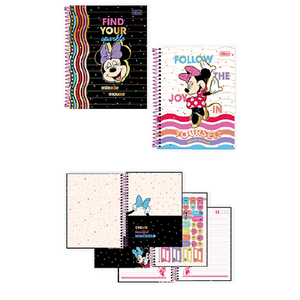 Cad Cd 1x1 Colegial Minnie 80fls Tilibra 294632