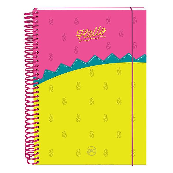 CADERNO COLEGIAL HELLO 10X1 DAC