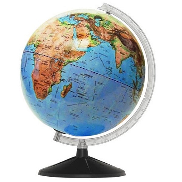 Globo Terrestre Físico Galilei 30cm Libreria