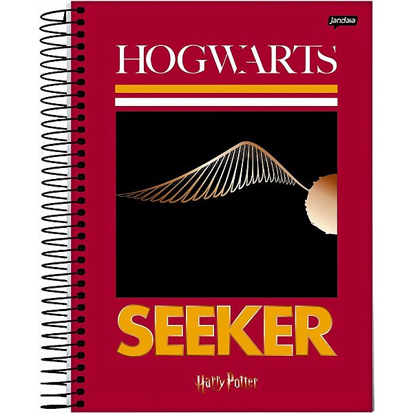 Caderno Espiral Capa Dura 10 Matérias Harry Potter Jandaia