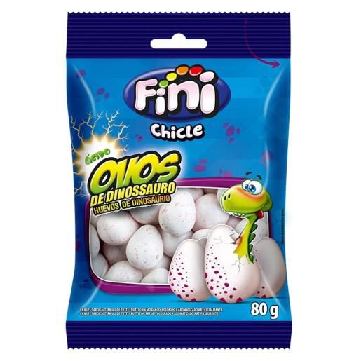 Chiclete Fini Ovos de Dinossauro com Recheio Cítrico 90g