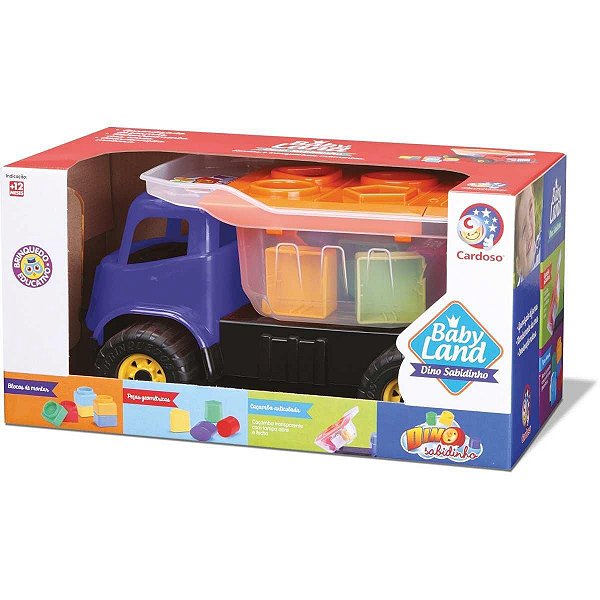 Brinquedo Caminhão Didático Dino Sabidinho