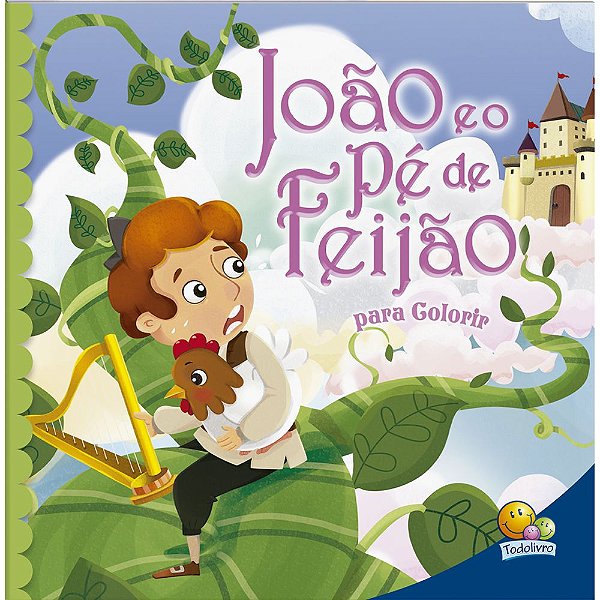 Livro Classico P/ Colorir: Joao E O Pe De Feijao Todolivro - MEGA IMPRESS -  Papelaria, Copos Personalizados, Gráfica Rápida e Muiiito mais