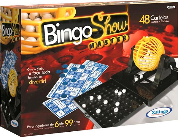 Bingo Show 48 Cartelas Master C/ Gaveta - Xalingo 05198