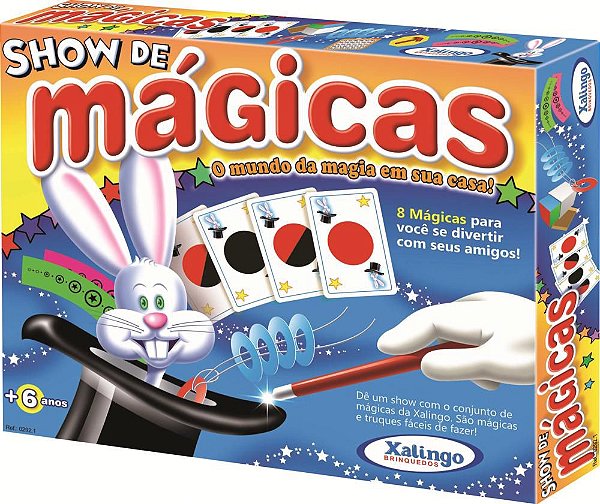 Brinquedo show de mágicas xalingo