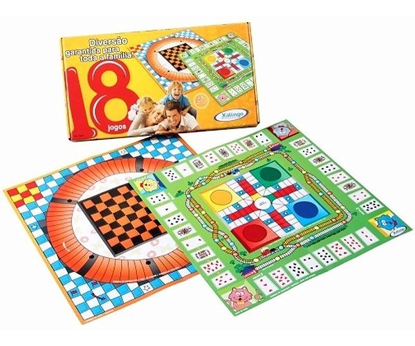 Brinq ped 18 jogos 36pcs 6558.7 xalingo