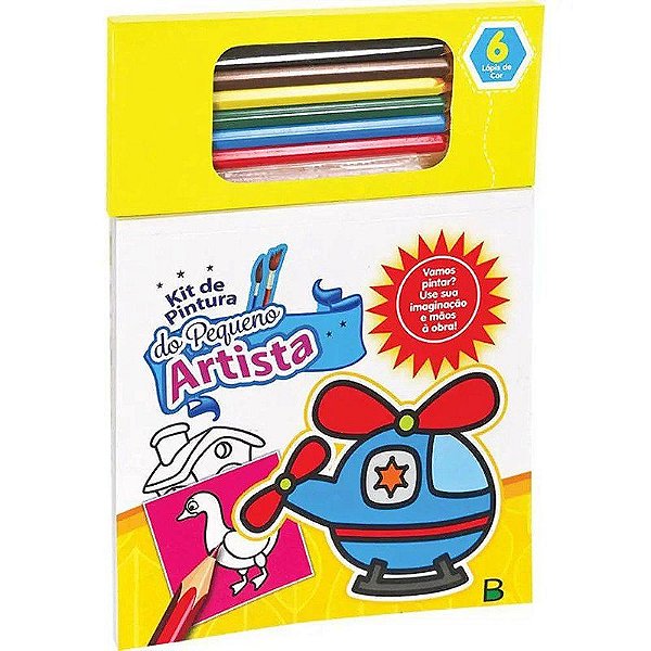 Livro Kit de Pintura do Pequeno Artista: Amarelo Brasileitura