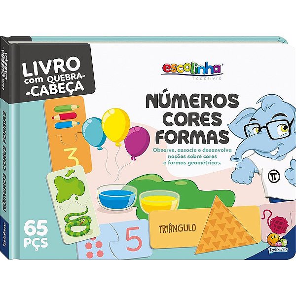 Livro Escolinha Qc-domino-memo: Numeros, Cores e Formas (qc) Todolivro