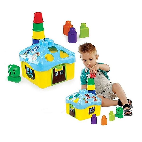 Brinq Ped Casinha Atividades 10pcs Mk211 Dismat