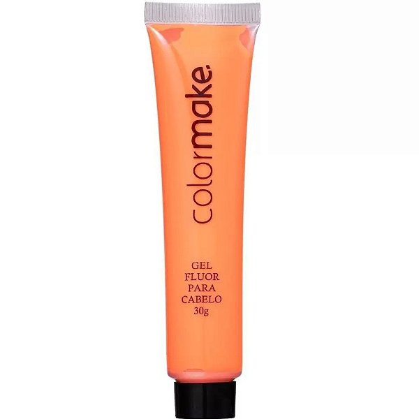 GEL NEON LARANJA BISNAGA 30G COLOR MAKE