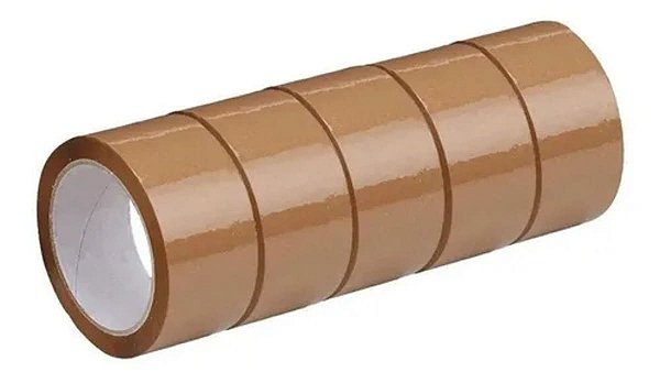 Fita Empac. 45mmx40mts Marrom Fitar C/5