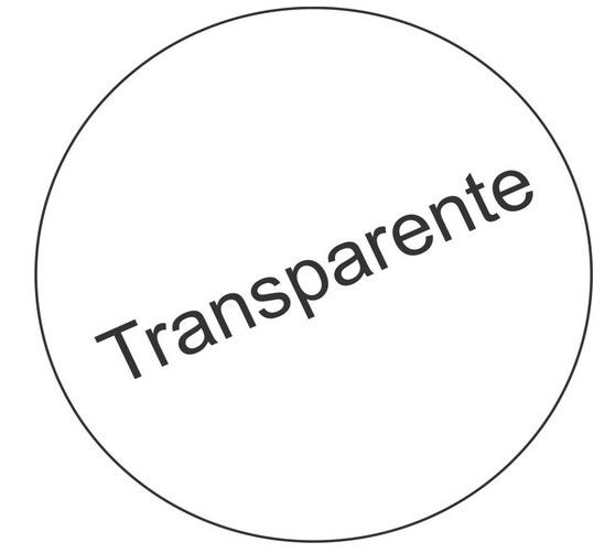 Etiqueta Redonda 15x15 Transparente C/210 Grespan