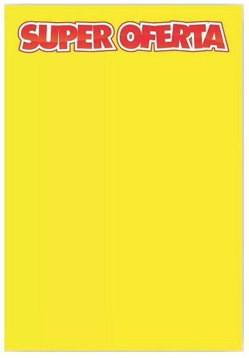Cartaz Super Oferta 210x150mm Pq C/10 Grespan