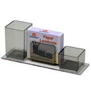 Porta Lápis/clips/lembrete 940 Fume Acrimet