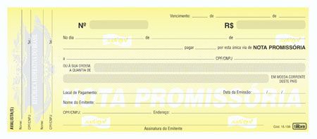 Nota Promissoria 50fl Gr Tilibra 151351 C/20