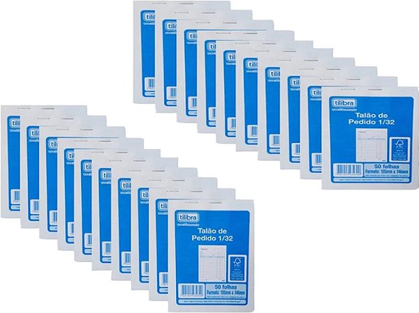 Talao De Pedido 1/18 3v Tilibra 139x209mm 151581 C/20